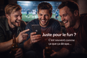 parier entre amis paris sportifs fun danger addiction